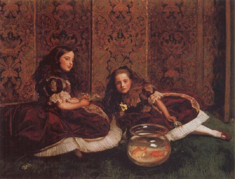 Sir John Everett Millais Leisure Hours oil painting image